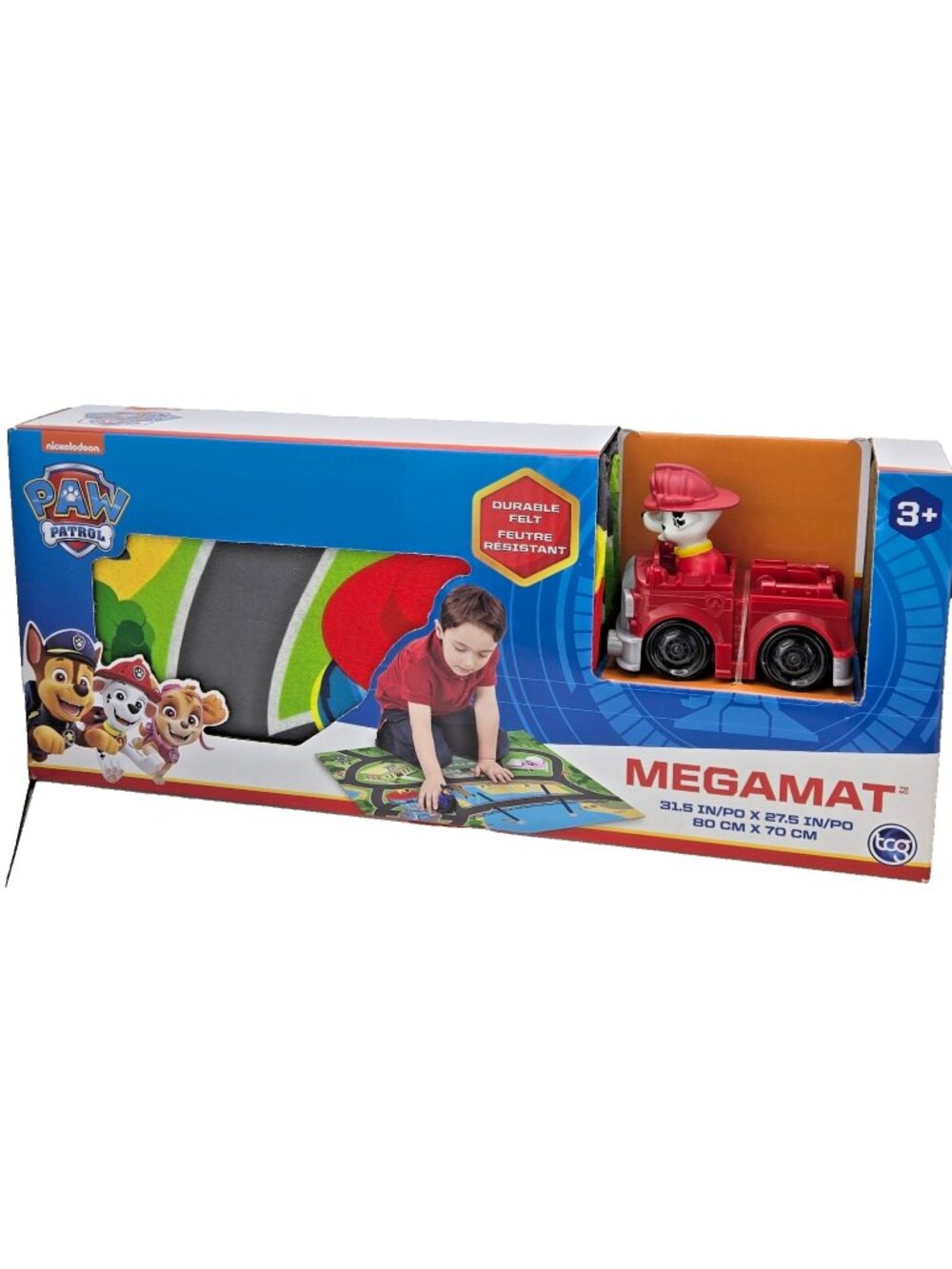 Nickelodeon Paw Patrol Mega Mat Playset with Chase Vehicle Adventure Mat New